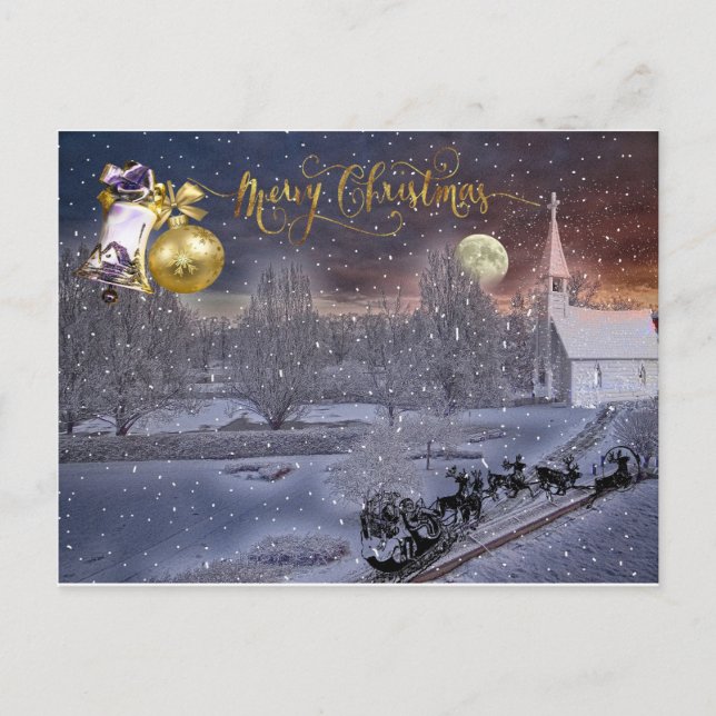 Carte Postale Joyeux Noël (Devant)