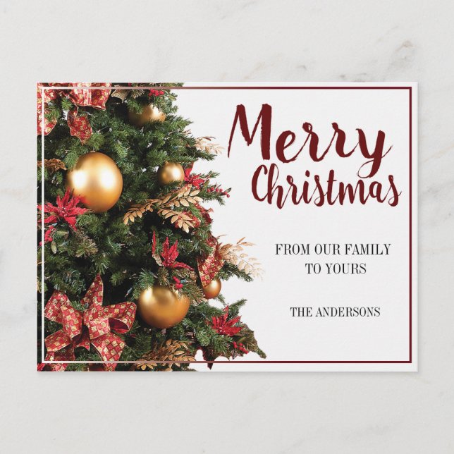 Carte postale Joyeux Noël (Devant)