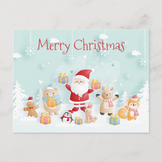 Carte Postale Joyeux Noël (Devant)