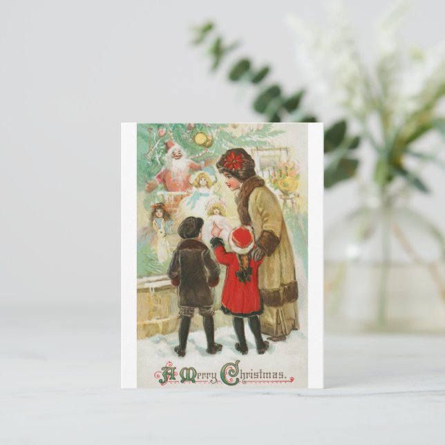 Carte postale Joyeux Noël (1912) - Vintage (Debout devant)