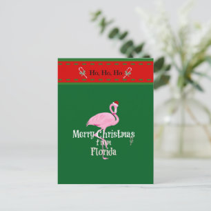Carte Postale Joyeux Noël de Floride
