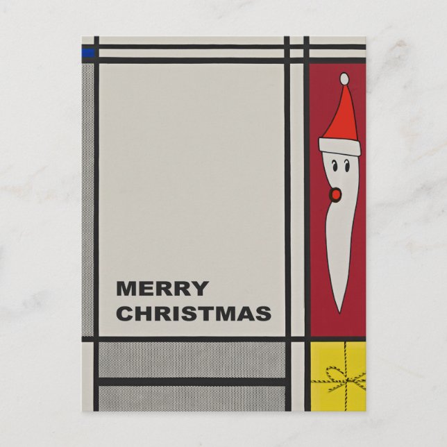 Carte Postale Joyeux Noël de non objectif (Devant)