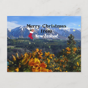 Carte Postale Joyeux Noël de Nouvelle-Zélande