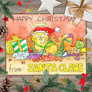 Carte Postale Joyeux Noël de Santa Claws