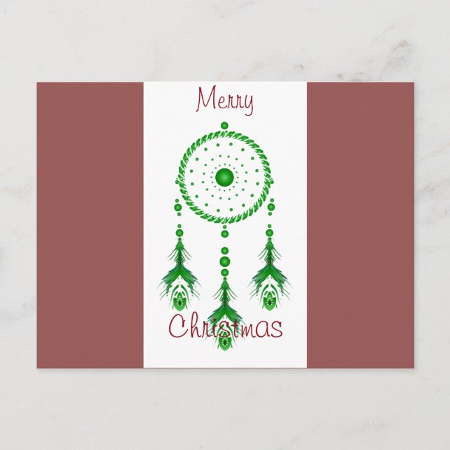 Carte postale Joyeux Noël Dreamcatcher (Devant)