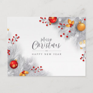 Carte Postale Joyeux Noël et Bonne Année