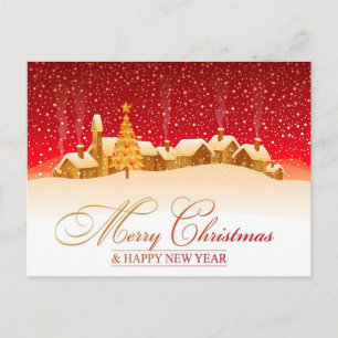 Carte Postale Joyeux Noël et Bonne Année