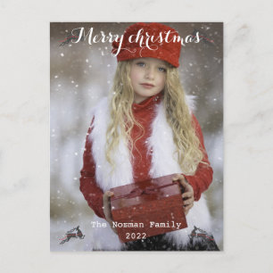 Carte Postale Joyeux Noël et bonne année 