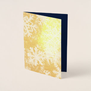 Carte postale Joyeux Noël Golden Holiday