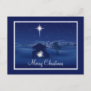 Carte Postale Joyeux Noël nativité