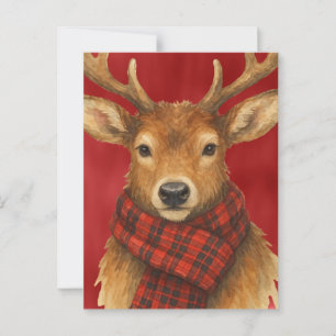 Carte Postale Joyeux Noël Renne
