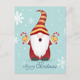 Carte Postale JOYEUX NOËL Sucre de canne de vacances hiver Gno