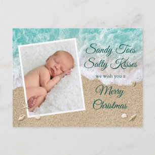 Carte Postale Joyeux Noël Turquoise Joyeux Joyeux Joyeux Joyeux 