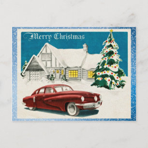 Carte Postale Joyeux Noël vintage
