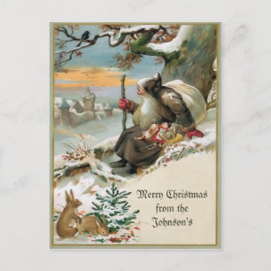 Carte postale Joyeux Noël vintage