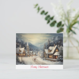 Carte Postale Joyeux Noël vintage