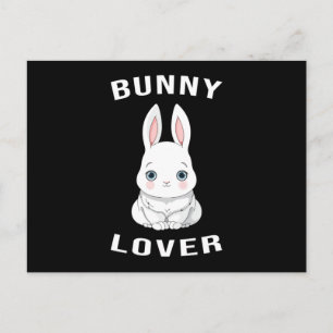 Carte Postale Joyeux Oeufs de Pâques Printemps Lapin Amant Drôle