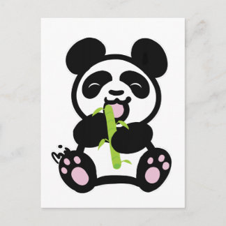 Carte Postale Joyeux Panda