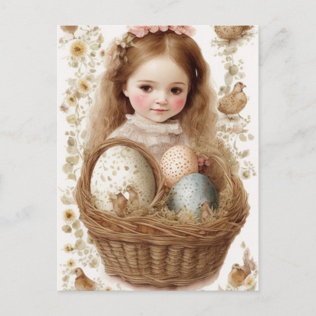 Carte Postale Joyeux Pâques (Devant)