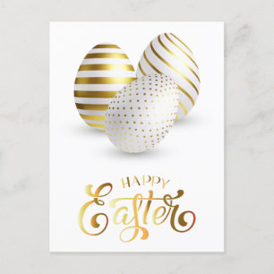 Carte Postale Joyeux Pâques. Les oeufs de Pâques.