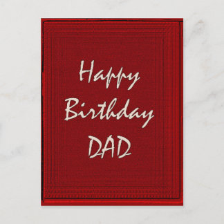 Carte Postale Joyeux père d'anniversaire