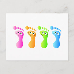 Carte Postale Joyeux pied