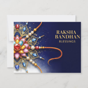Carte Postale Joyeux Rakhi, Raksha Bandhan