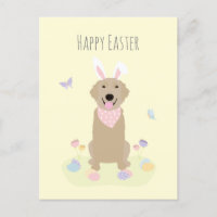 Joyeux Rédacteur en or du lapin de Pâques