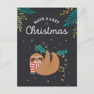 Carte postale Joyeux Slothmas