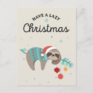 Carte postale Joyeux Slothmas