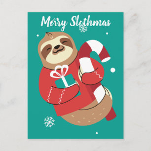 Carte postale Joyeux Slothmas