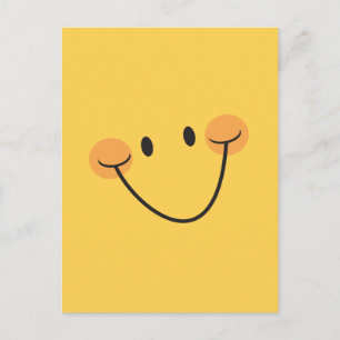 Carte Postale Joyeux sourire jaune