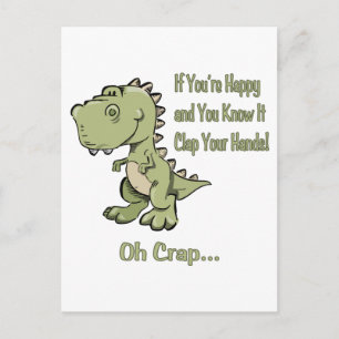 Carte Postale Joyeux T-Rex