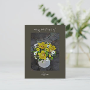 Carte Postale Joyeux Valentin`s Day Modern Script photo