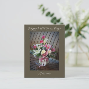 Carte Postale Joyeux Valentin`s Day Modern Script photo