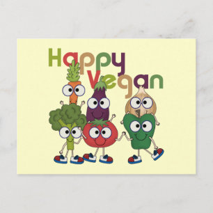 Carte Postale Joyeux Vegan
