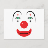 Joyeux visage de clown