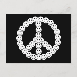 Carte Postale Joyeux visage paix