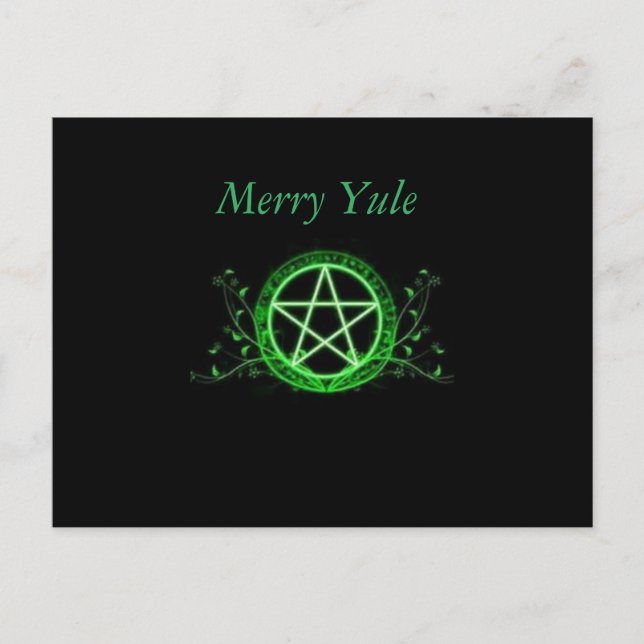 Carte postale Joyeux Yule (Devant)