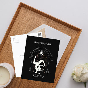 Carte Postale JoyeuxAnniversaire Mystique Scorpion Zodiaque Horo