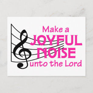 Carte Postale Joyful noise