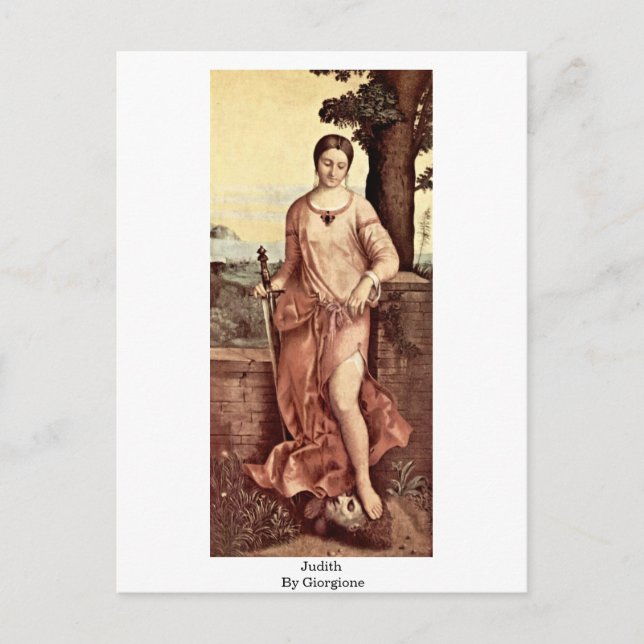 Carte Postale Judith Par Giorgione (Devant)