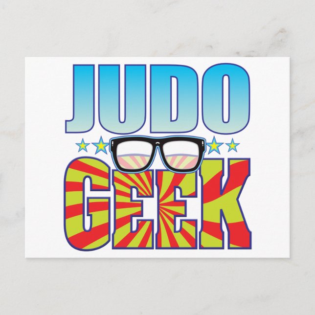 Carte Postale Judo Geek v4 (Devant)