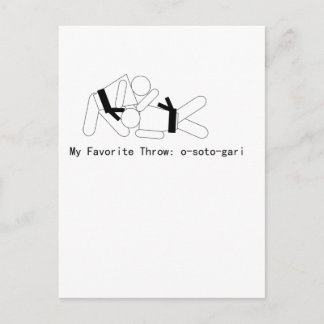 Carte Postale Judo My Fav Thon Osoto Gari
