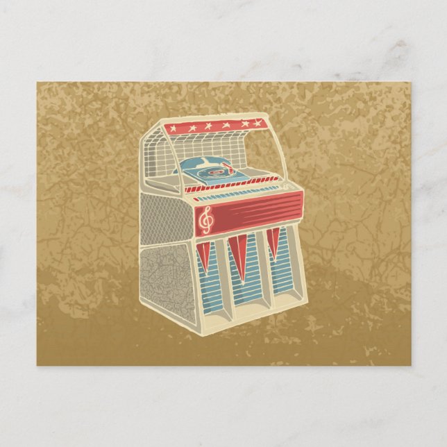 Carte Postale Juke-box (Devant)