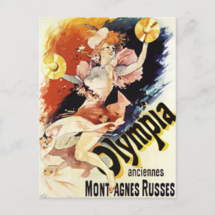 Carte postale Jules Cheret Olympia