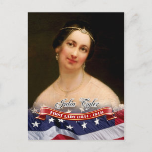 Carte Postale Julia Tyler, Première Dame des Etats-Unis