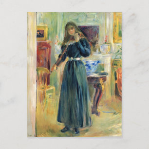 Carte Postale Julie jouant du violon par Berthe Morisot