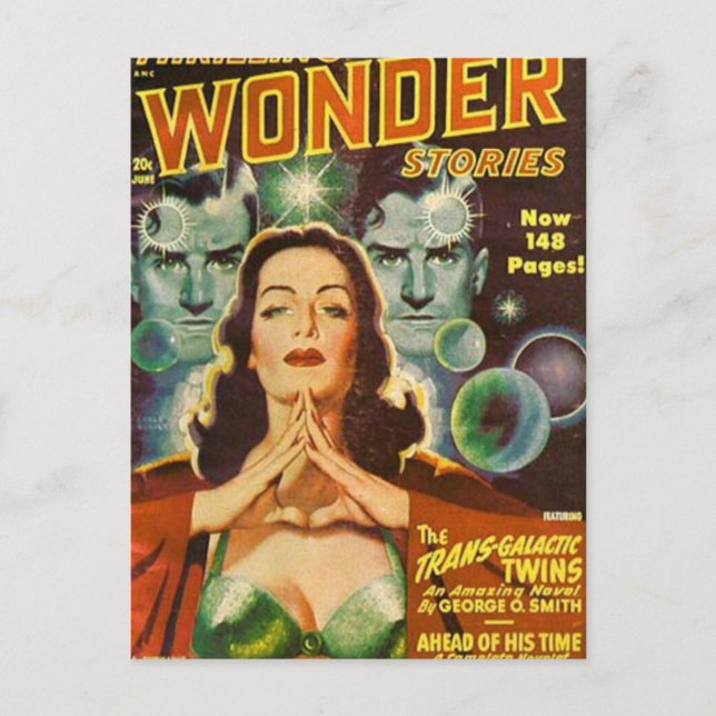 Carte Postale Jumeaux transgalactiques (Devant)