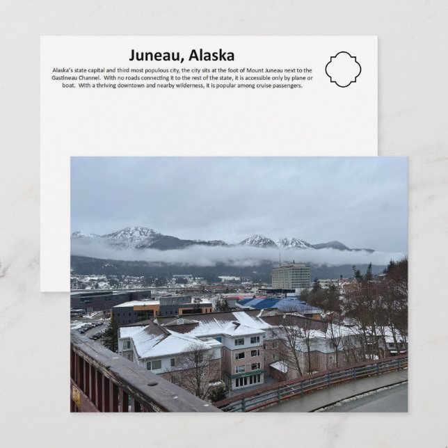 Carte Postale Juneau, Alaska 1 (Devant / Derrière)